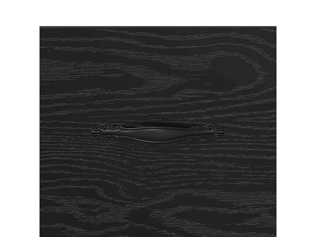 Buffet Chêne noir 34 x 34,5 x 90 cm Bois d'ingénierie