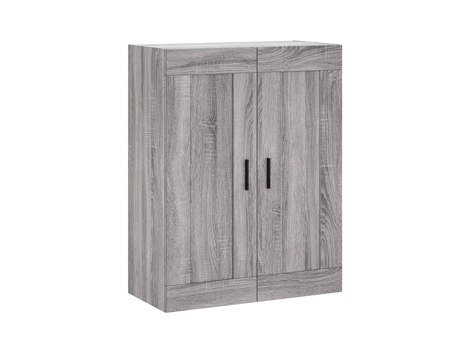 Buffet haut Sonoma gris 69,5x34x180 cm Bois d'ingénierie