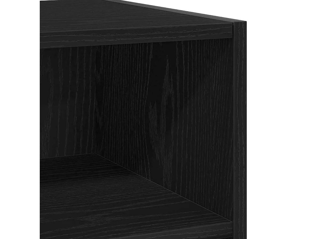 Buffet Chêne noir 57 x 35 x 70 cm Bois d'ingénierie