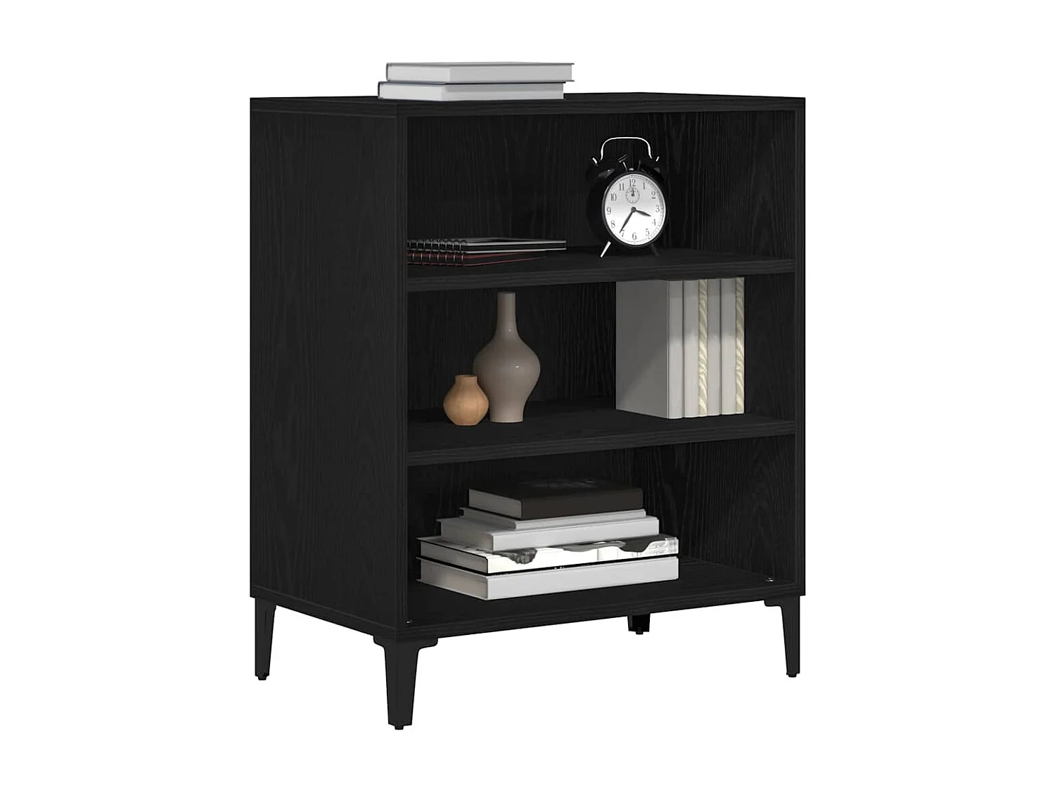 Buffet Chêne noir 57 x 35 x 70 cm Bois d'ingénierie