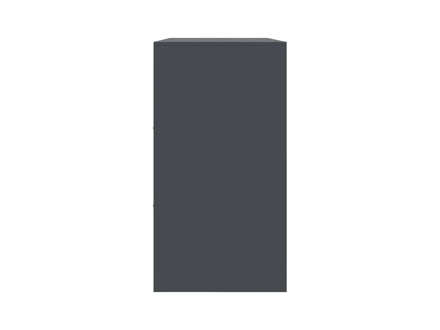 Buffet anthracite 99x39x73 cm acier