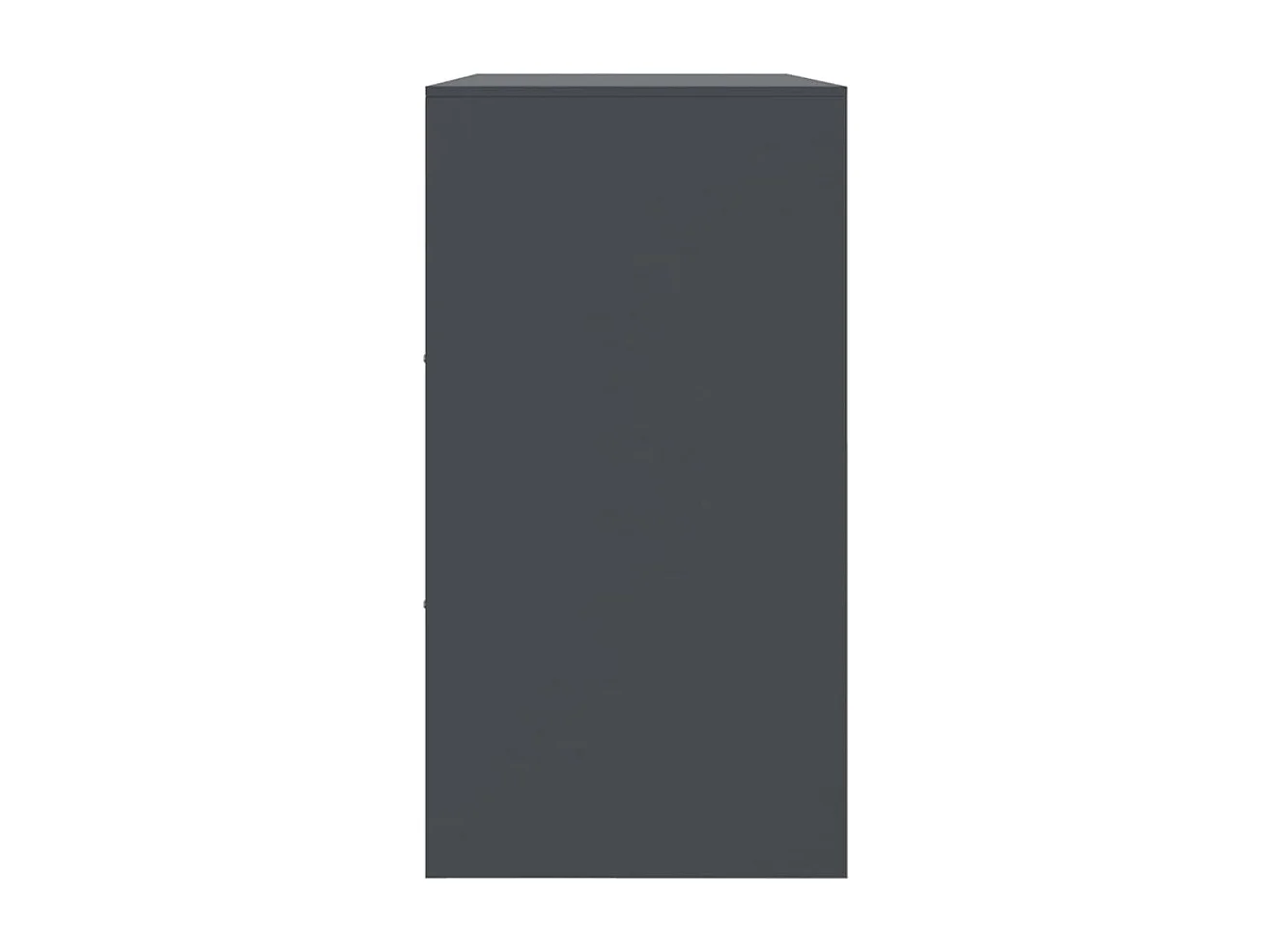 Buffet anthracite 99x39x73 cm acier