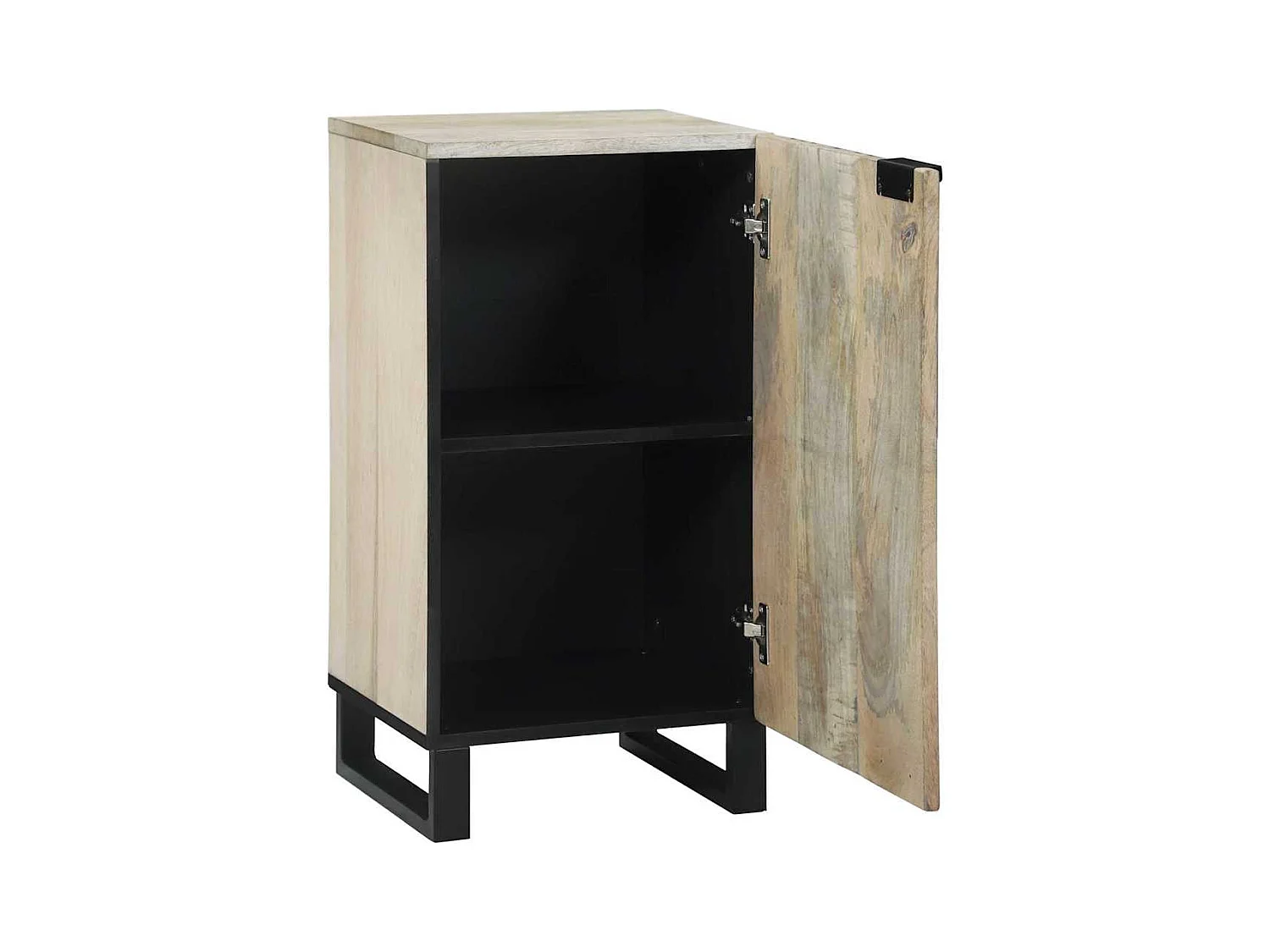 Buffet Blanc 40 x 33 x 75 cm bois de manguier massif