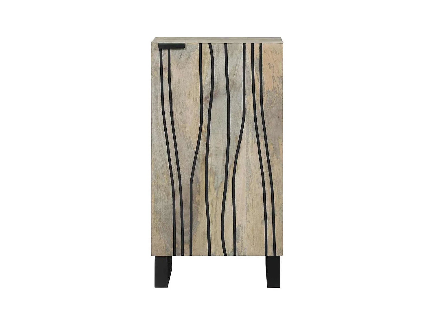 Buffet Blanc 40 x 33 x 75 cm bois de manguier massif