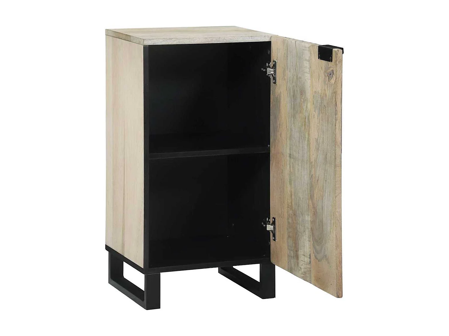 Buffet Blanc 40 x 33 x 75 cm bois de manguier massif
