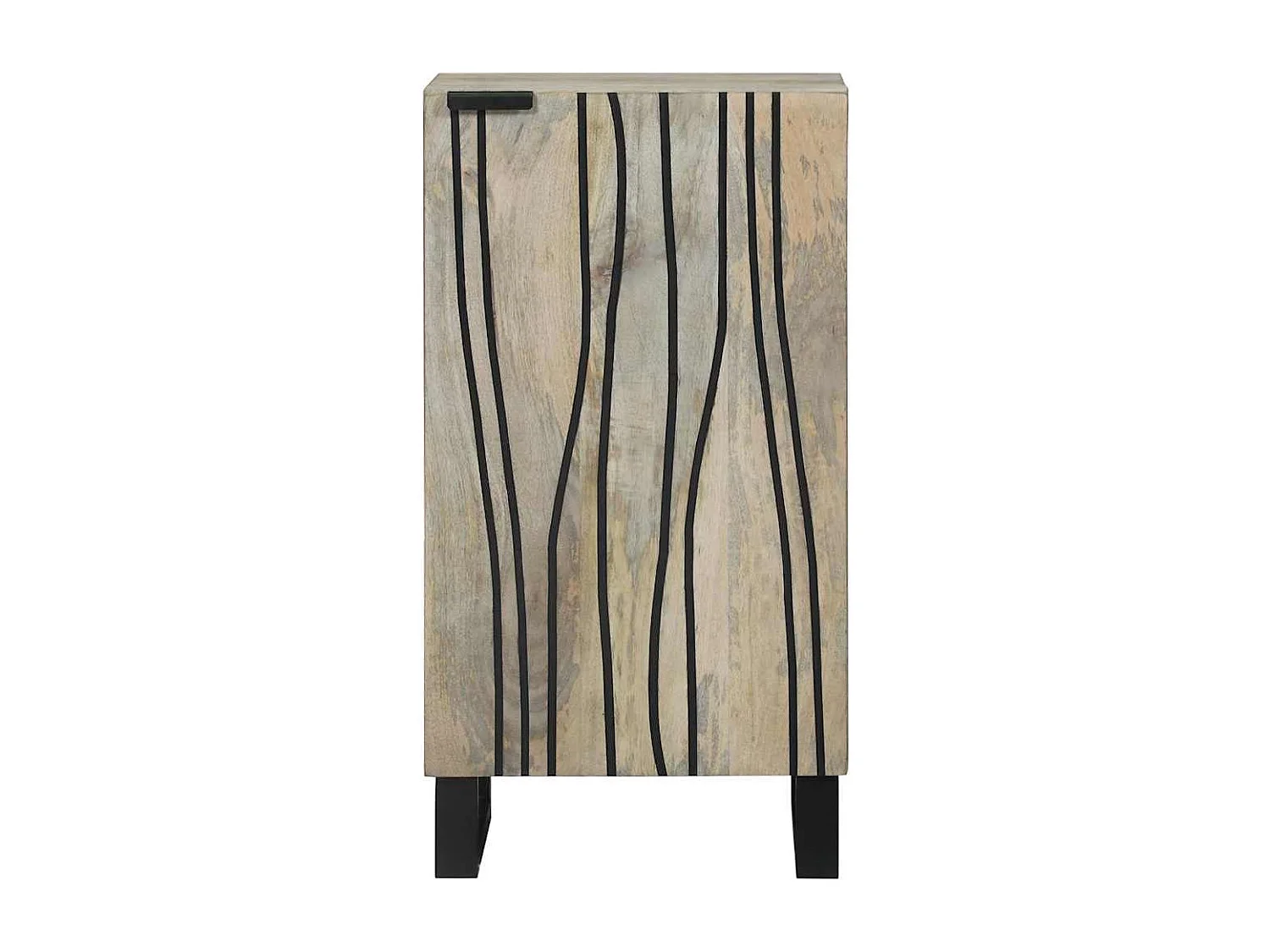 Buffet Blanc 40 x 33 x 75 cm bois de manguier massif
