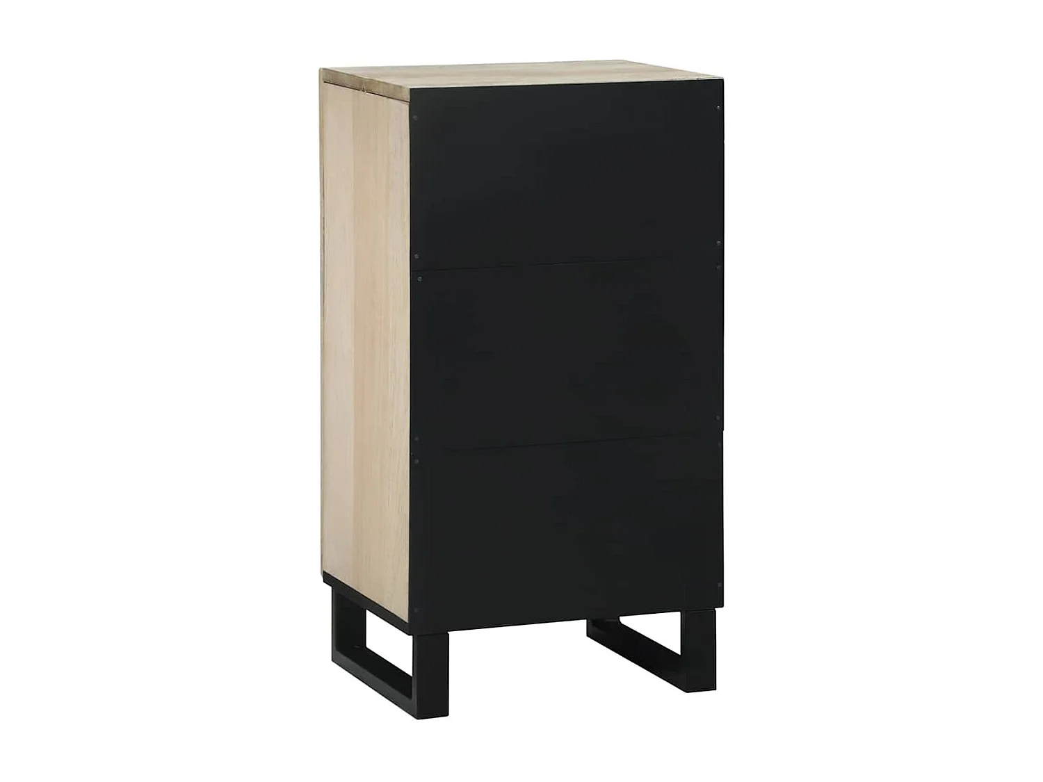 Buffet Blanc 40 x 33 x 75 cm bois de manguier massif