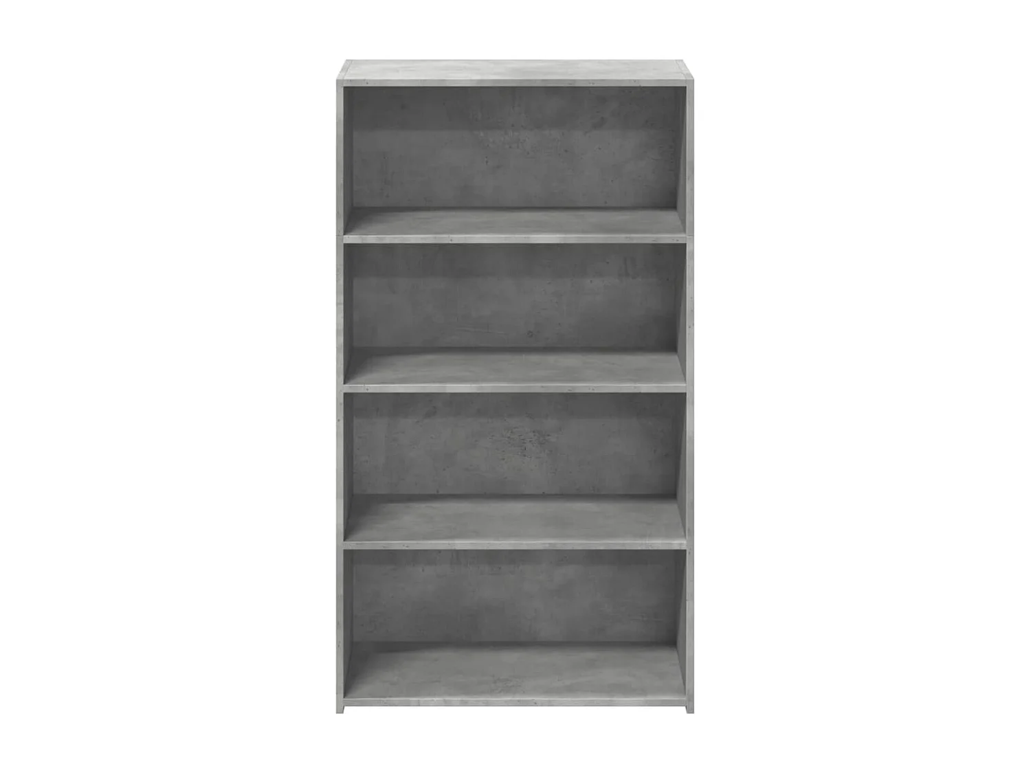 Buffet haut gris béton 70x41x124 cm bois d'ingénierie