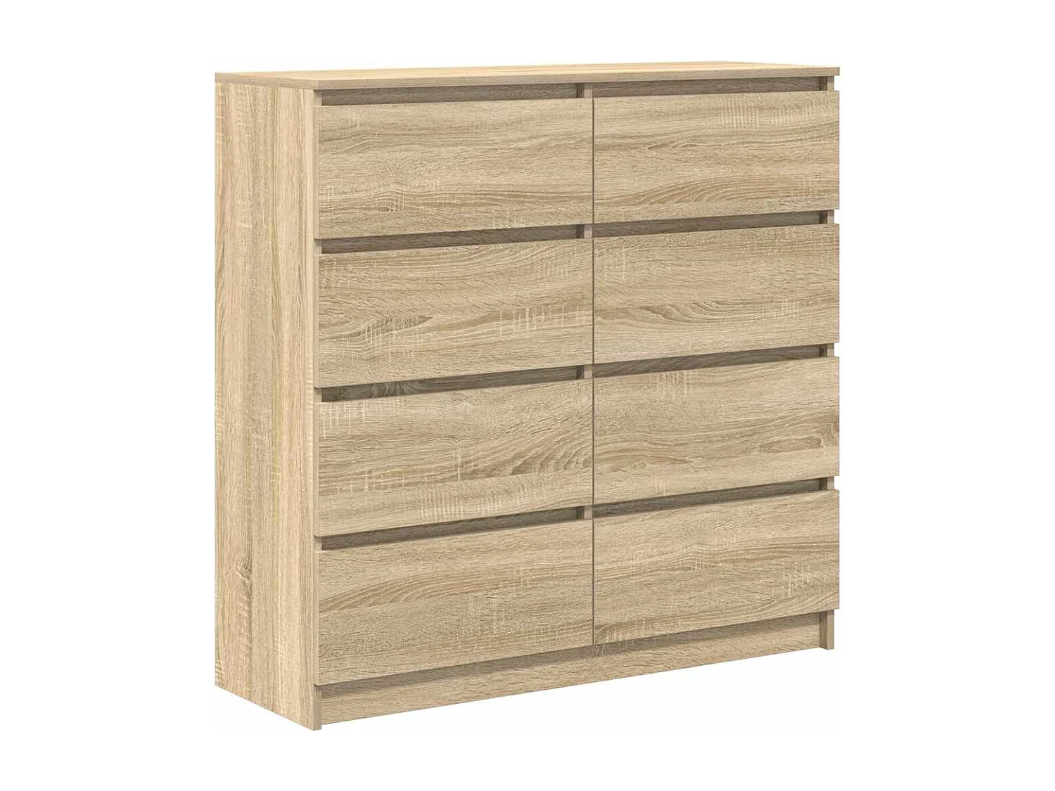 Buffet chêne sonoma 100x35x99 cm bois d'ingénierie