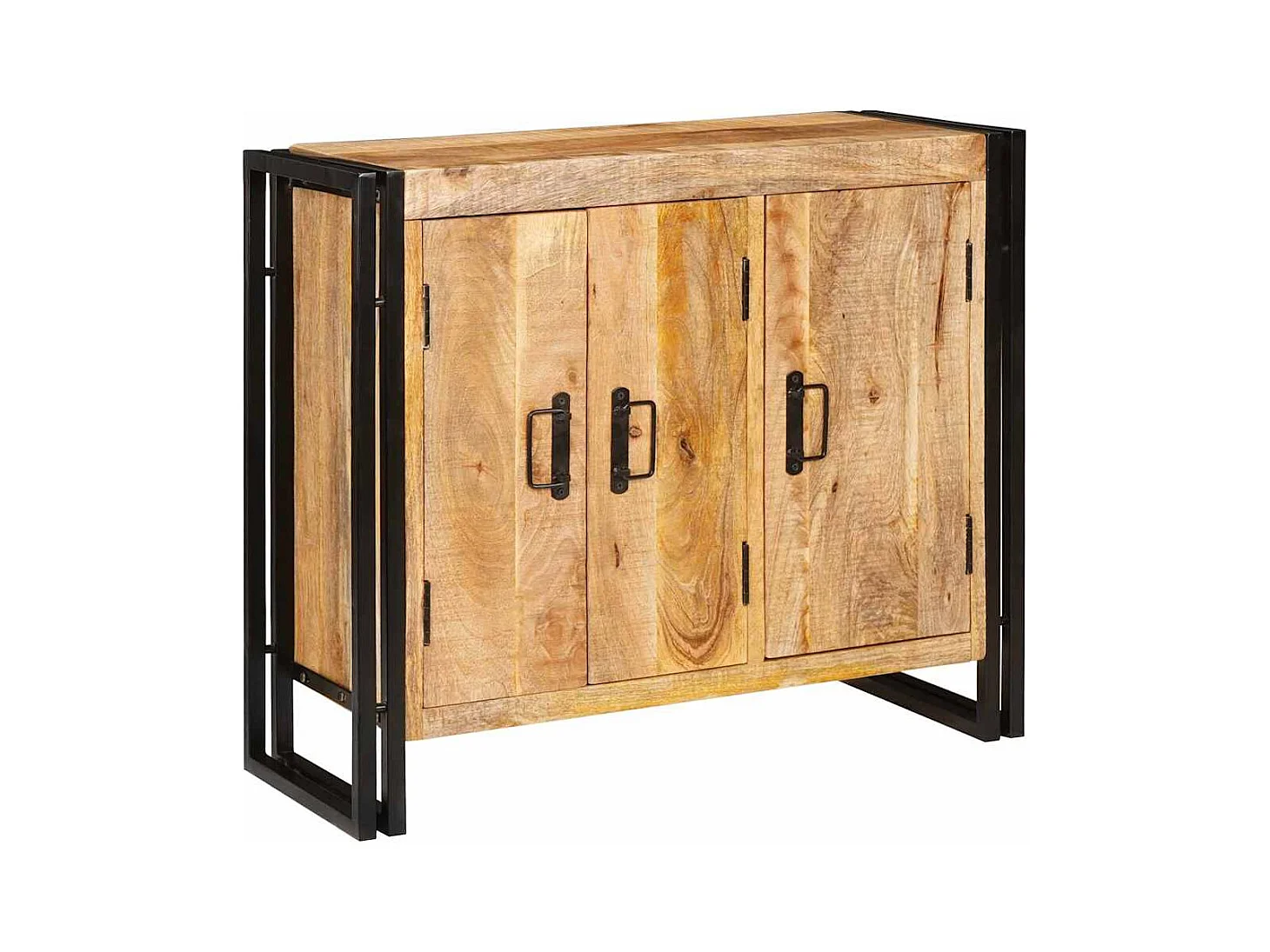 Buffet Marron 80 x 33 x 70 cm bois de manguier massif