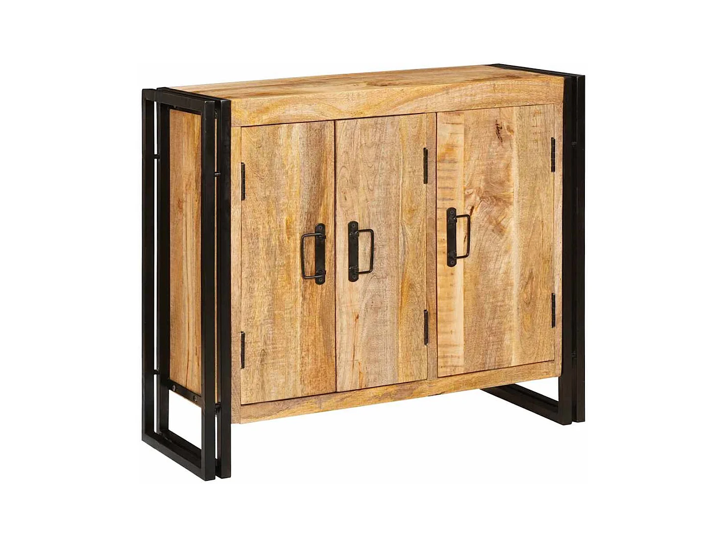 Buffet Marron 80 x 33 x 70 cm bois de manguier massif