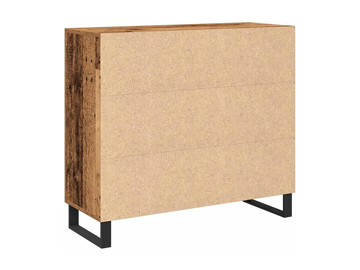 Buffet Bois ancien 90 x 34 x 80 cm Bois d'ingénierie