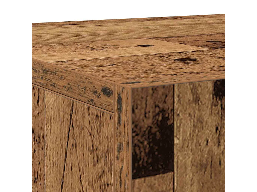 Buffet Bois ancien 90 x 34 x 80 cm Bois d'ingénierie