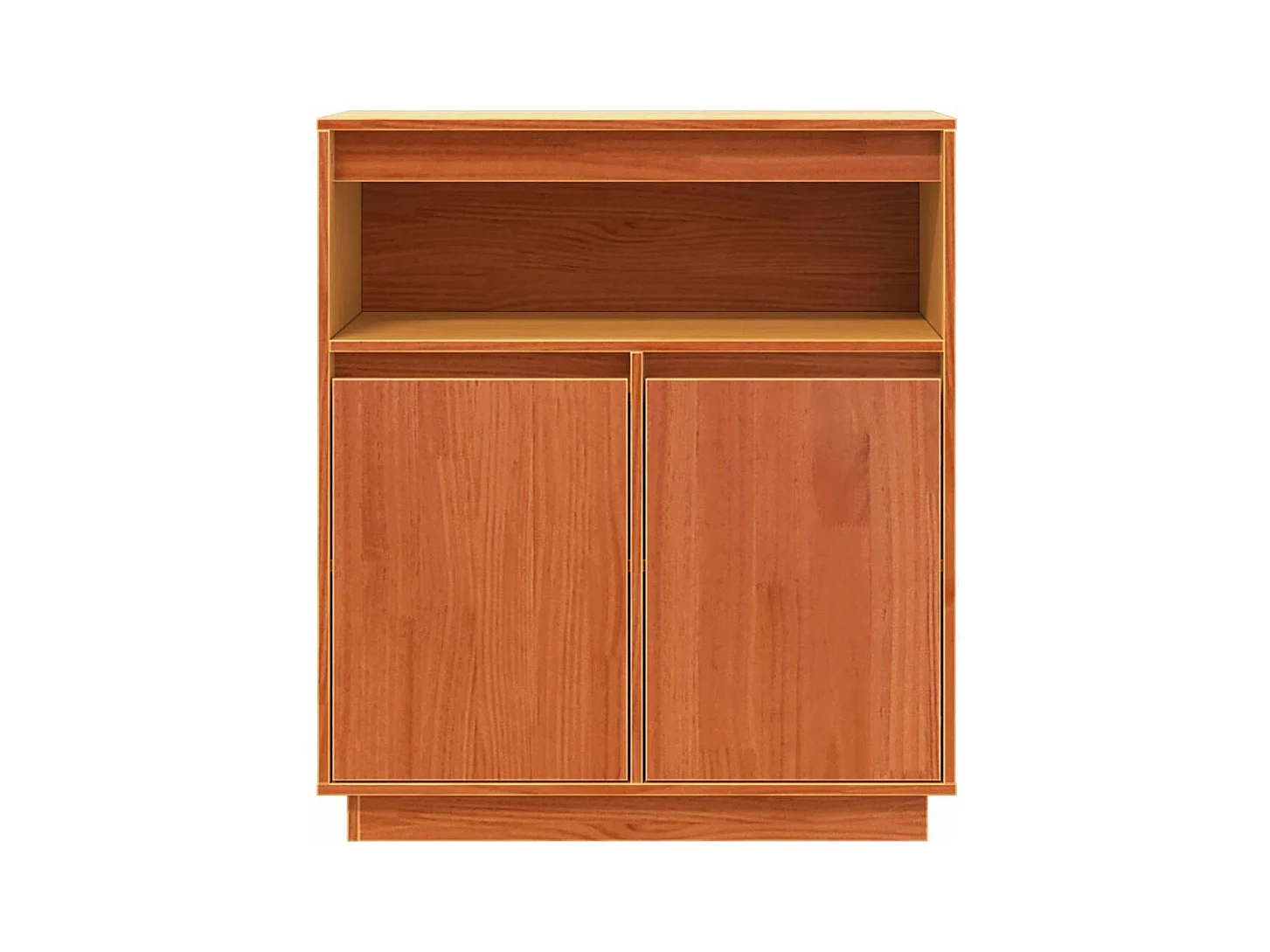 Buffet Marron cire 70 x 34 x 80 cm Bois massif en pin