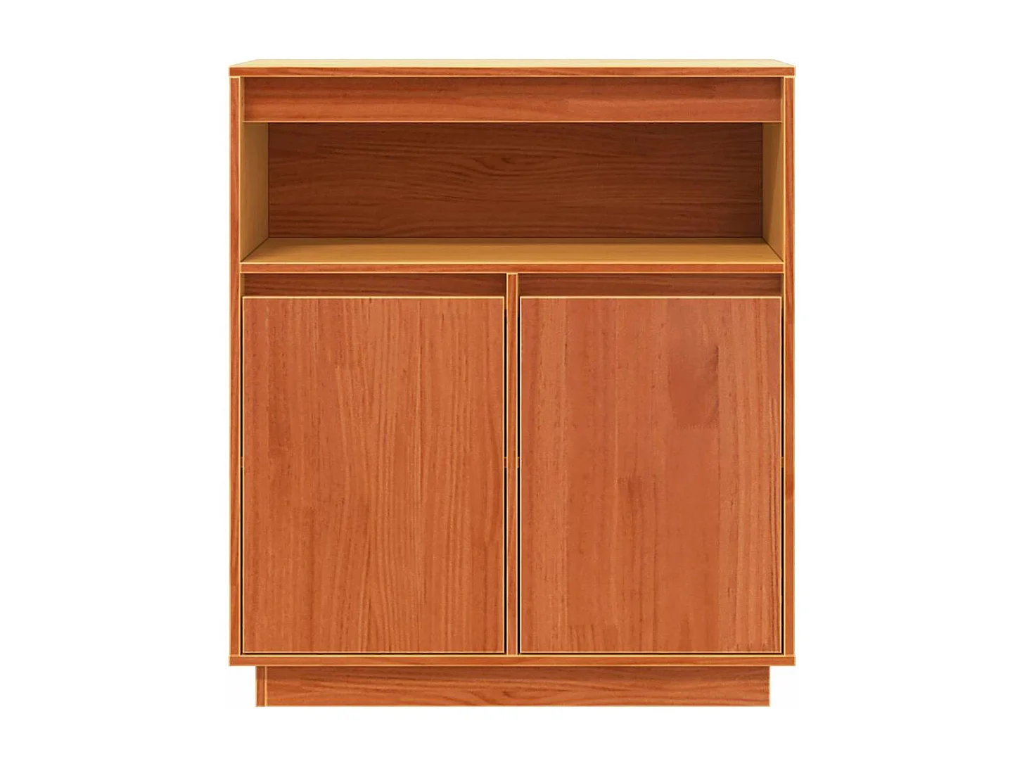 Buffet Marron cire 70 x 34 x 80 cm Bois massif en pin