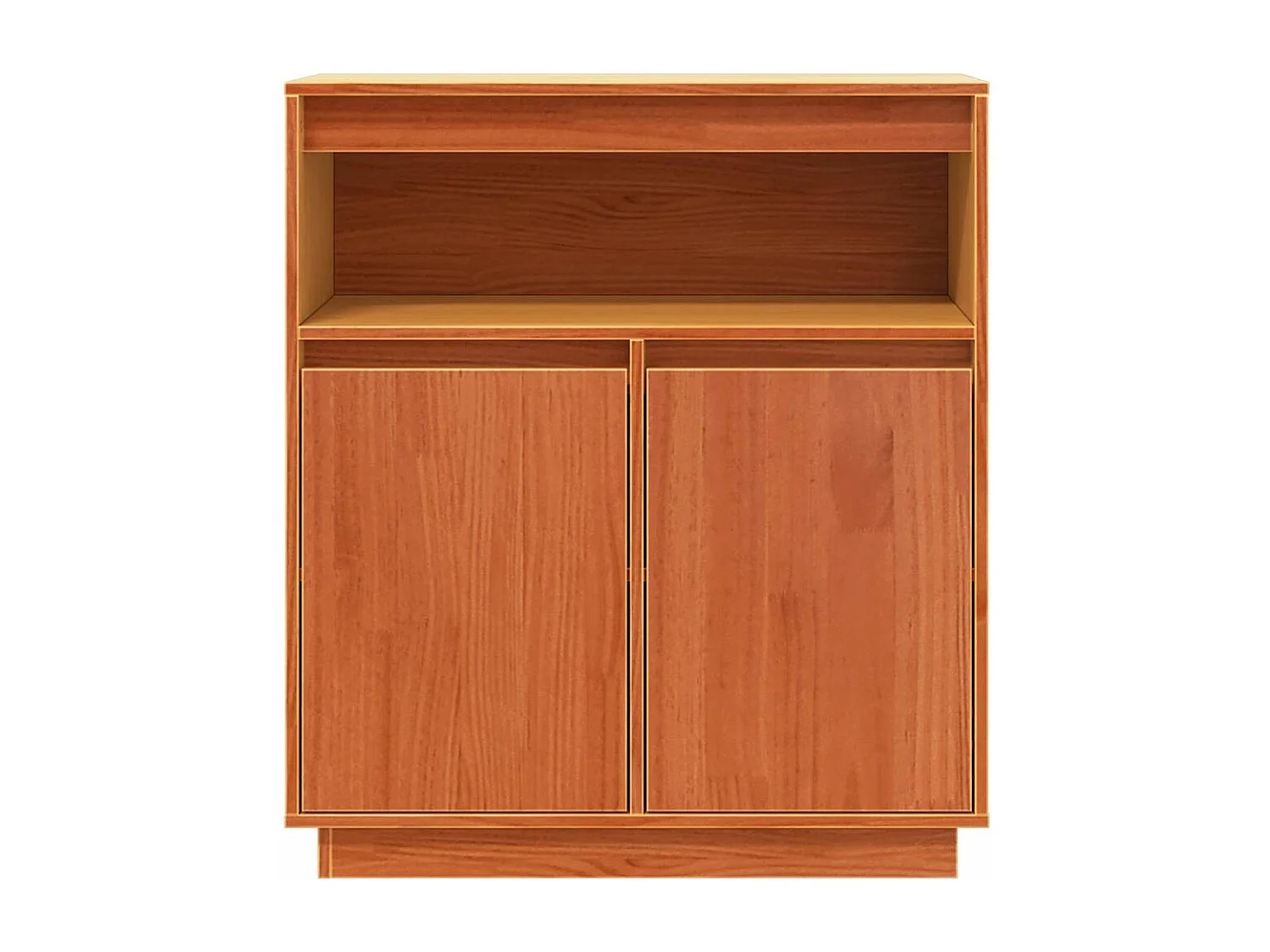 Buffet Marron cire 70 x 34 x 80 cm Bois massif en pin