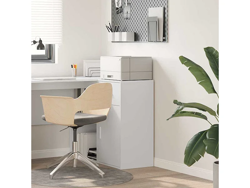 Buffet avec tiroir Blanc 38 x 34,5 x 75 cm Bois d'ingénierie