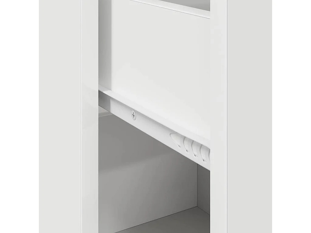 Buffet avec tiroir Blanc 38 x 34,5 x 75 cm Bois d'ingénierie