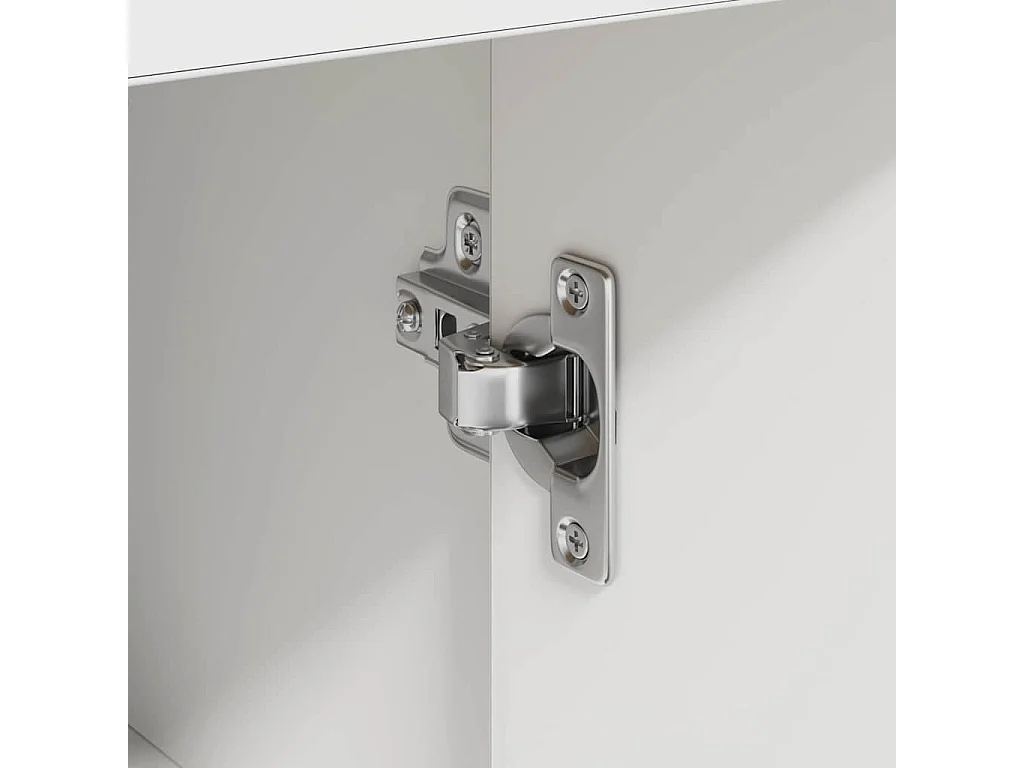 Buffet avec tiroir Blanc 38 x 34,5 x 75 cm Bois d'ingénierie