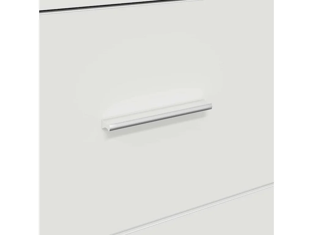 Buffet avec tiroir Blanc 38 x 34,5 x 75 cm Bois d'ingénierie