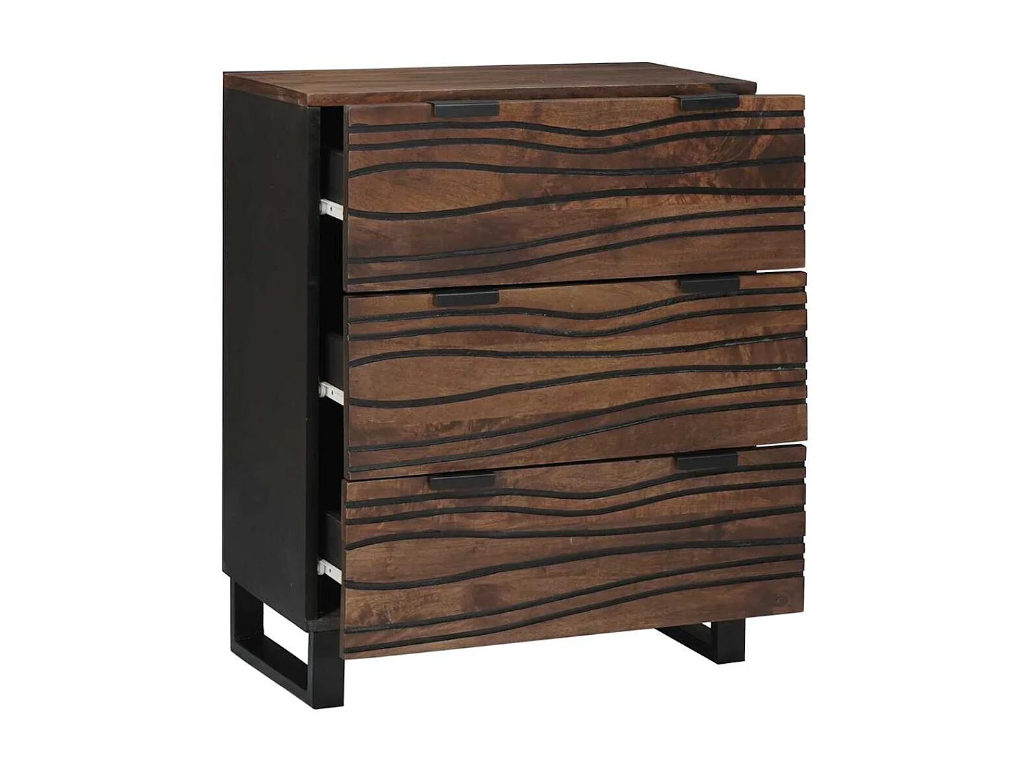 Buffet Marron 60 x 33.5 x 75 cm Bois de manguier massif