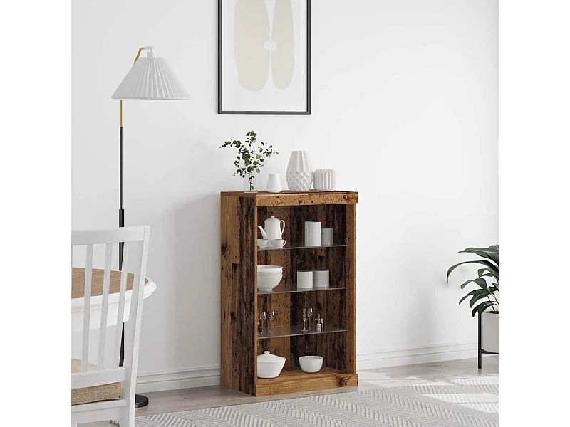 Vitrina Madera vieja 60.5 x 37 x 100 cm Madera contrachapada