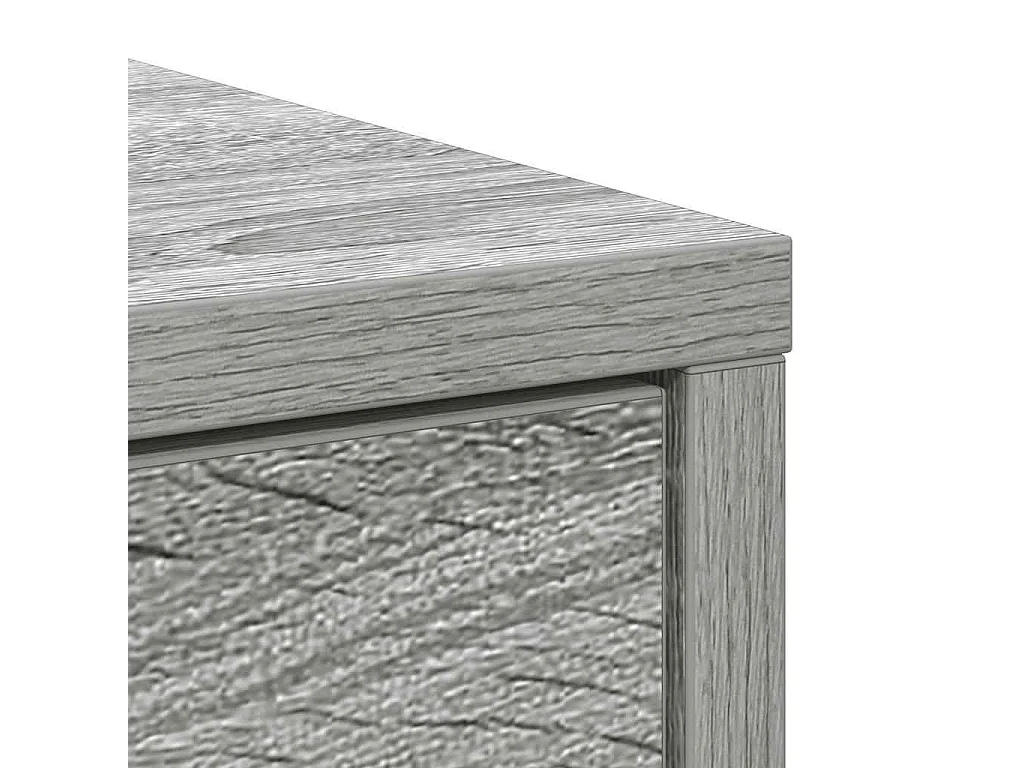 Buffet avec tiroirs et portes sonoma gris 70,5x34x74,5 cm