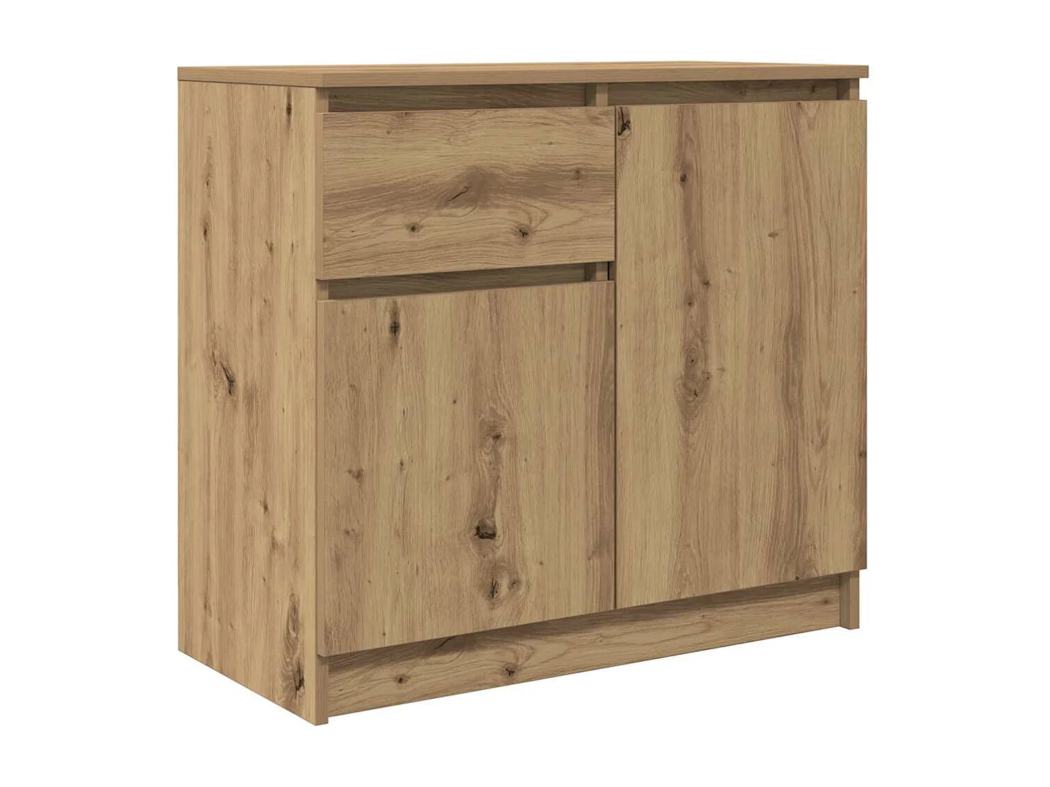 Dressoir lade 71x35x65 cm spaanplaat artisanaal eikenkleurig