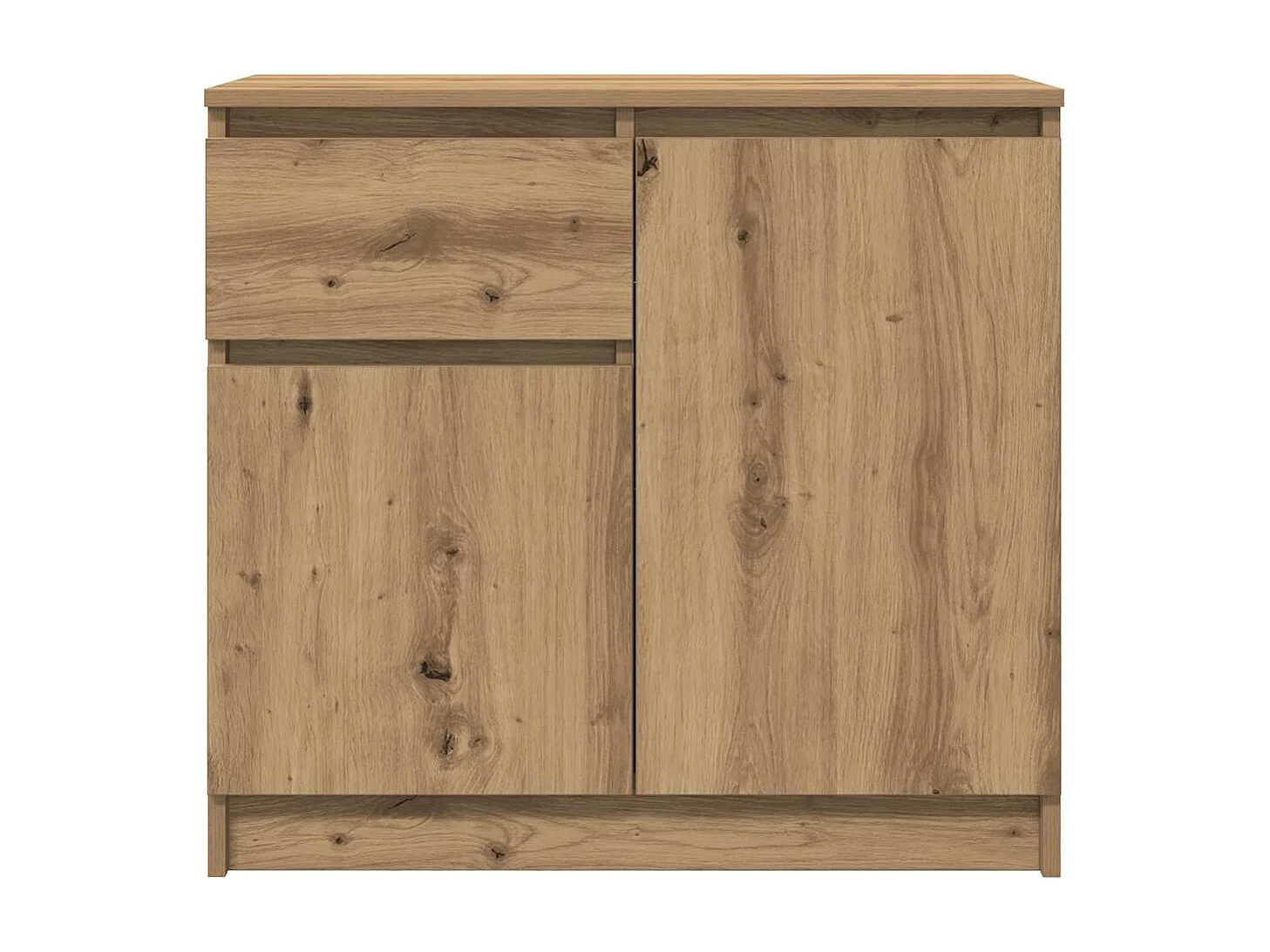 Dressoir lade 71x35x65 cm spaanplaat artisanaal eikenkleurig