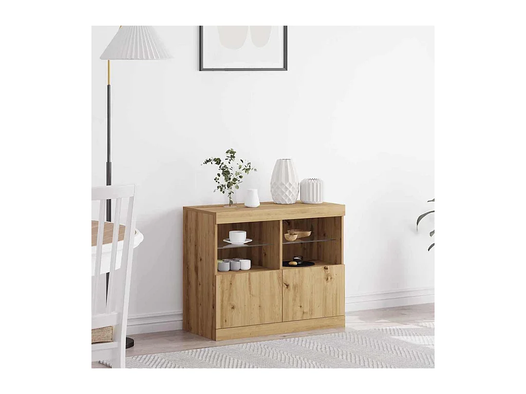 Buffet Marron 81 x 37 x 67 cm Bois d'ingénierie