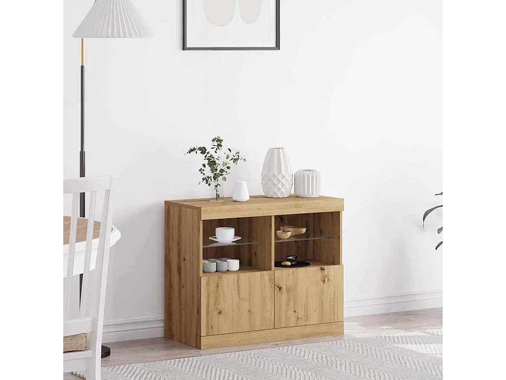 Buffet Marron 81 x 37 x 67 cm Bois d'ingénierie