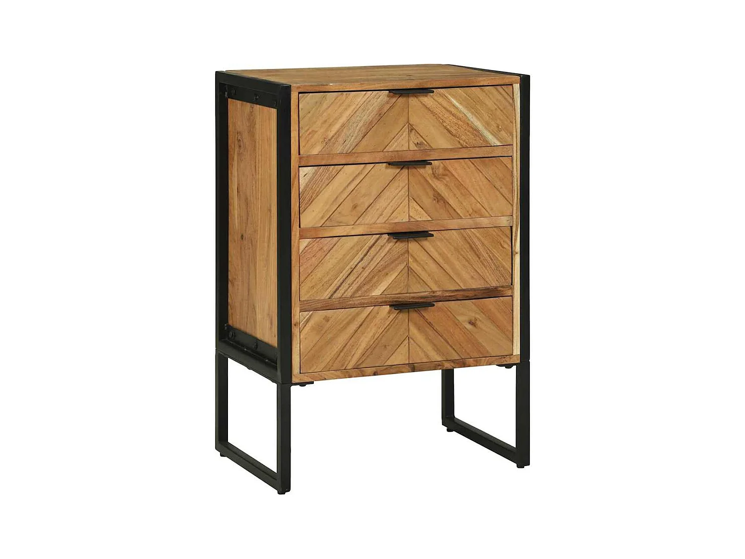 Aparador Marrón 50 x 35 x 75 cm Madera maciza de Acacia