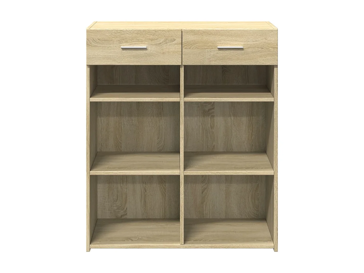 Buffet chêne sonoma 80x42,5x93 cm bois d'ingénierie