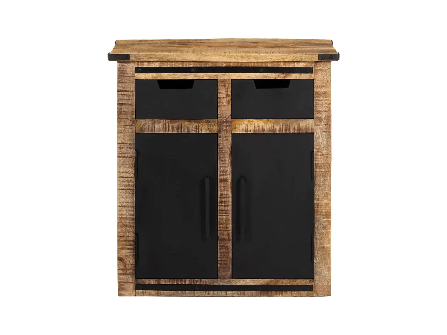 Buffet avec 2 tiroirs 55x35x60 cm bois massif de manguier