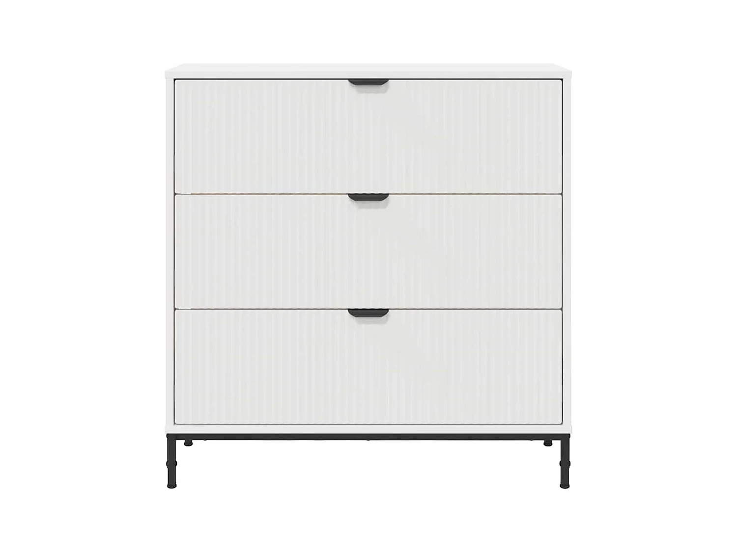 Buffet avec tiroir Blanc 79,5 x 33 x 82 cm Bois d'ingénierie