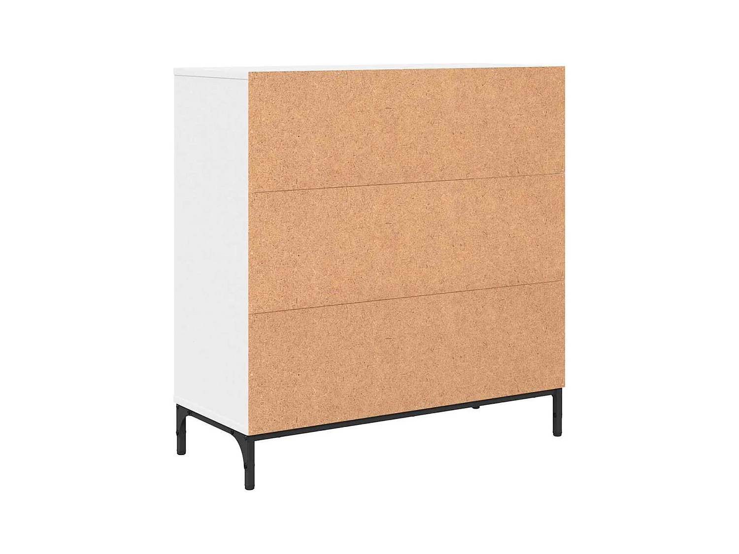 Buffet avec tiroir Blanc 79,5 x 33 x 82 cm Bois d'ingénierie