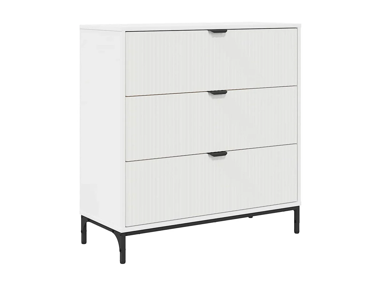 Buffet com gaveta Branco 79.5 x 33 x 82 cm Madeira processada