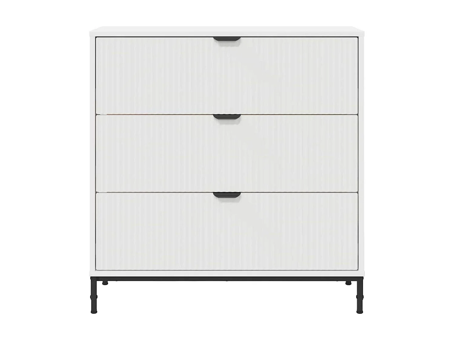 Buffet com gaveta Branco 79.5 x 33 x 82 cm Madeira processada