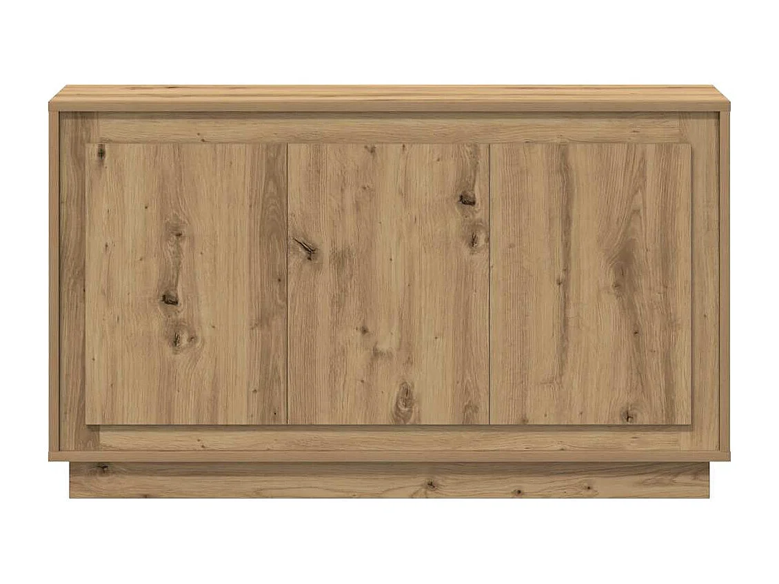 Buffet chêne artisanal 102x35x55 cm bois d'ingénierie