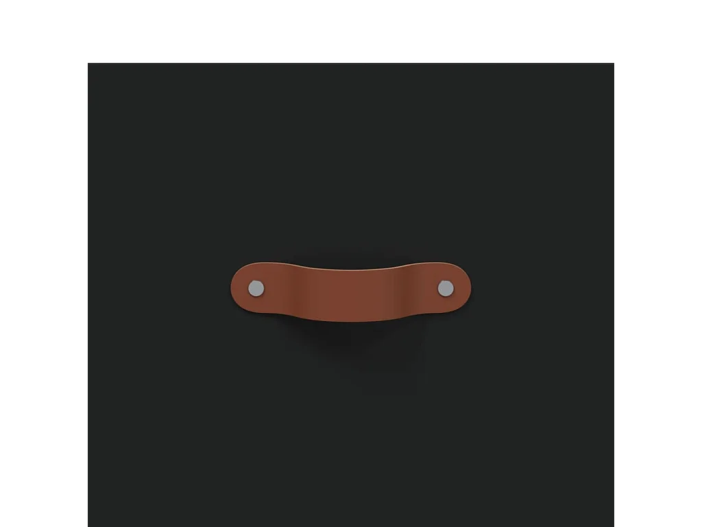 Aparador alto madera contrachapada negro 69,5x34x180 cm