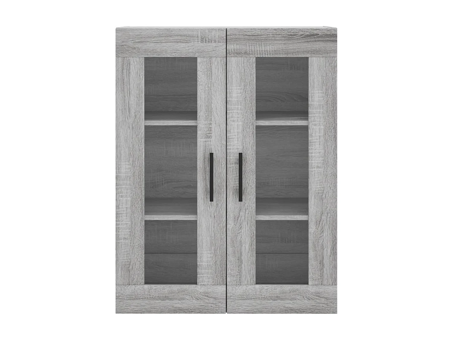 Buffet haut Sonoma gris 69,5x34x180 cm Bois d'ingénierie