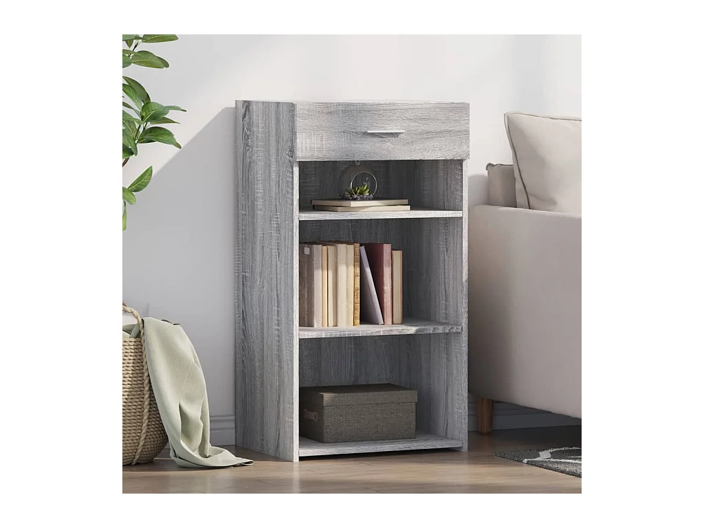 Buffet sonoma gris 50x42,5x93 cm bois d'ingénierie