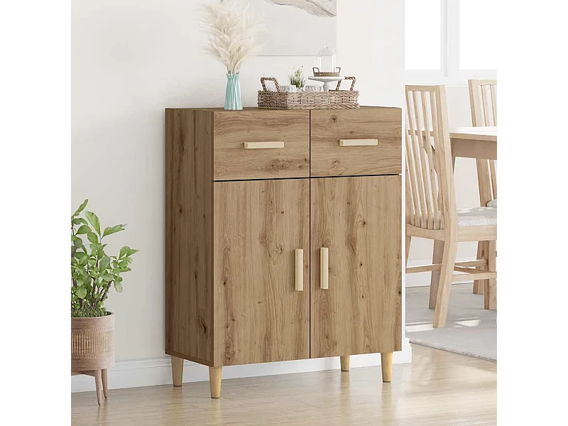 Buffet chêne artisanal 34 x 69,5 x 89 cm Bois d'ingénierie