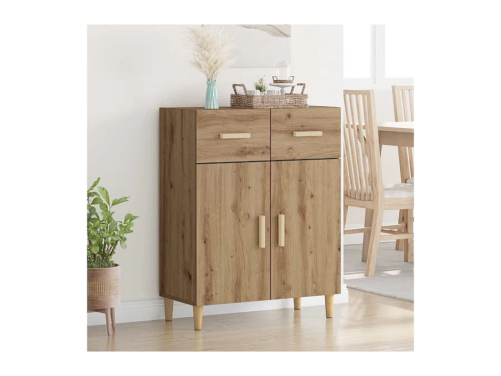 Buffet chêne artisanal 34 x 69,5 x 89 cm Bois d'ingénierie