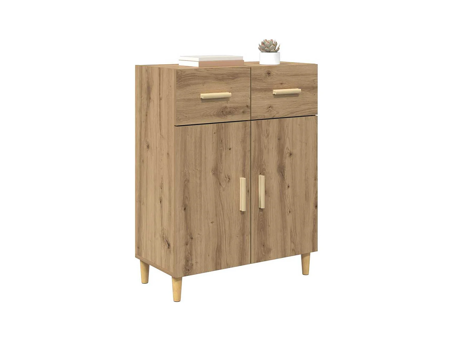 Buffet chêne artisanal 34 x 69,5 x 89 cm Bois d'ingénierie