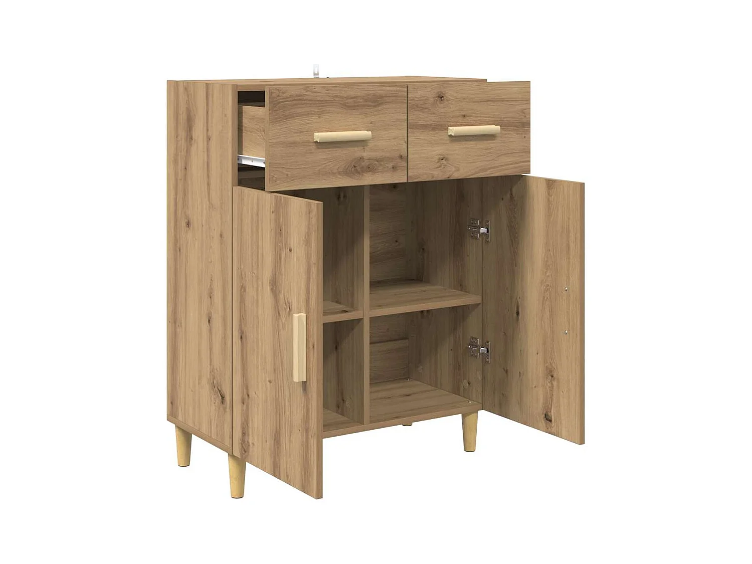 Buffet chêne artisanal 34 x 69,5 x 89 cm Bois d'ingénierie