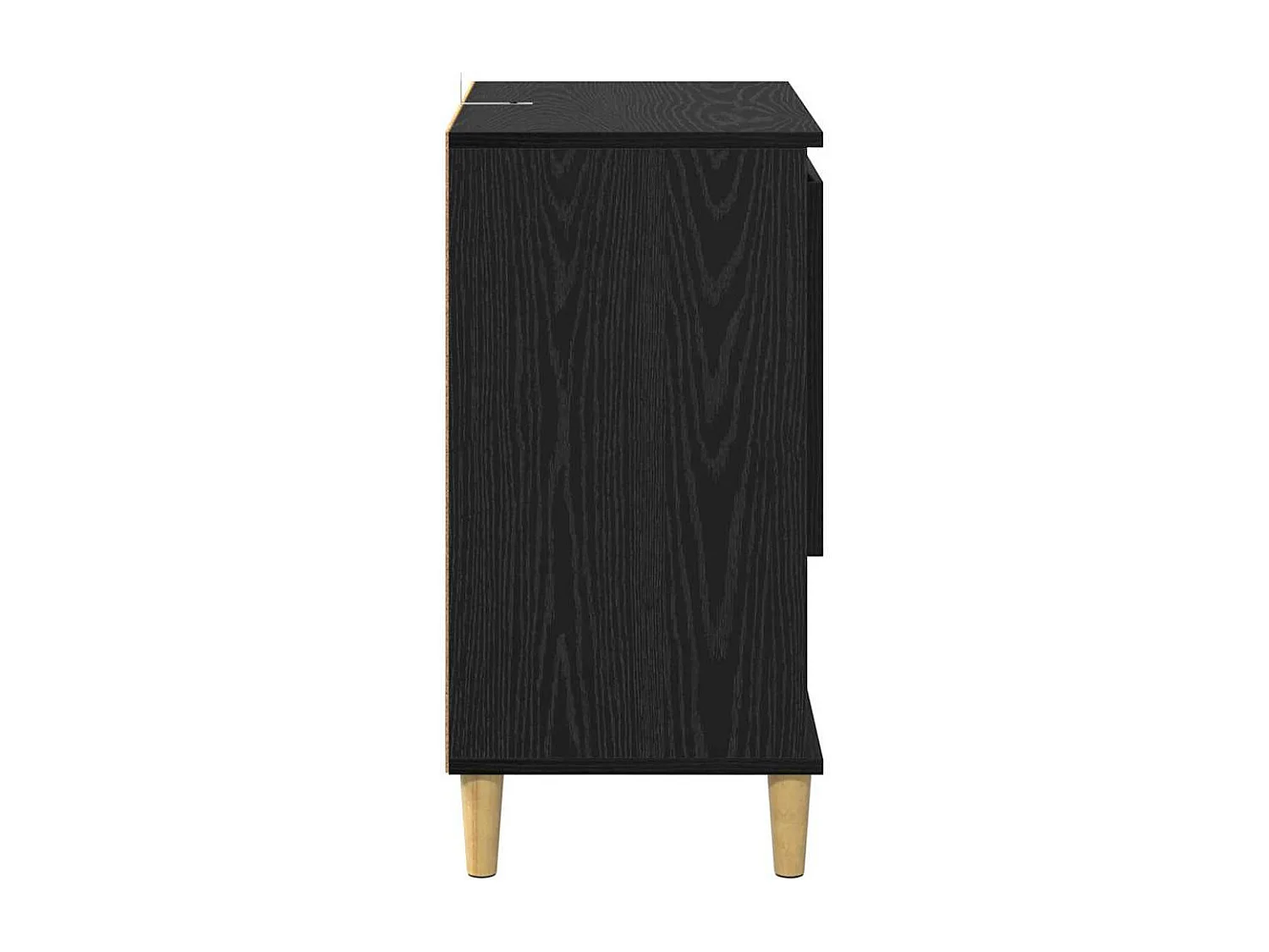 Buffet Chêne noir 35 x 60 x 70 cm Bois d'ingénierie