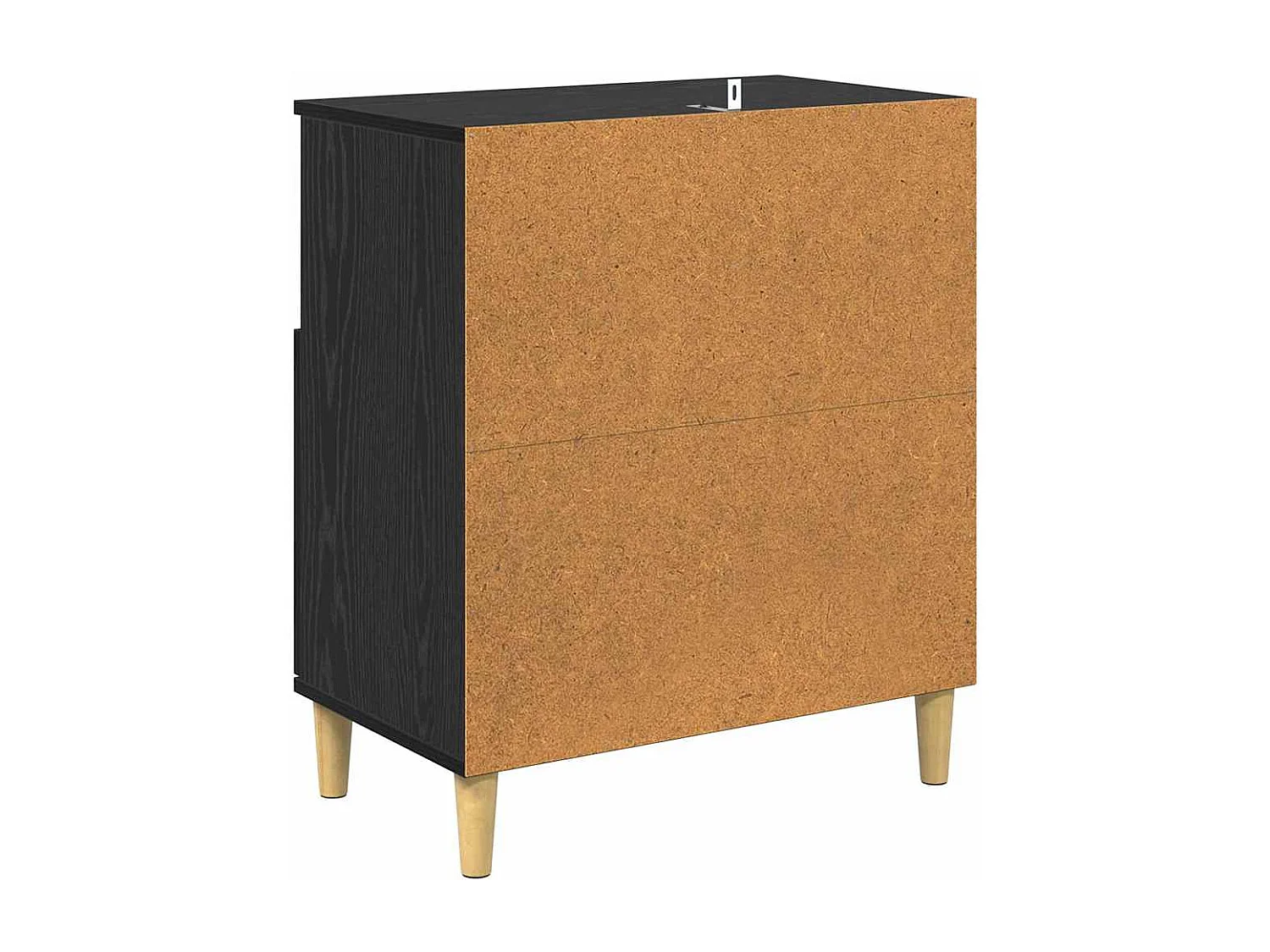 Buffet Chêne noir 35 x 60 x 70 cm Bois d'ingénierie