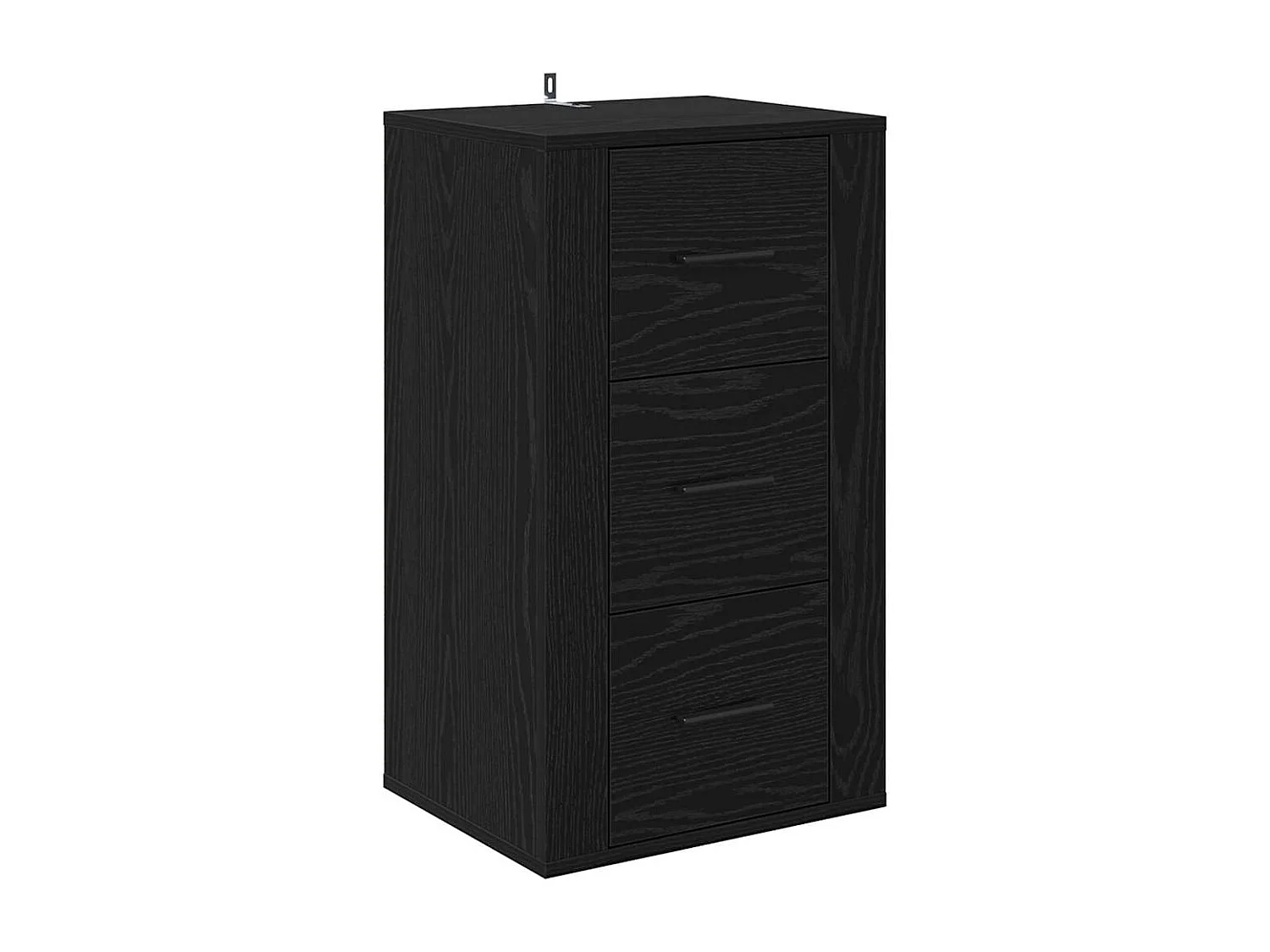 Buffet avec tiroir Chêne noir 40 x 33 x 70 cm Bois d'ingénierie