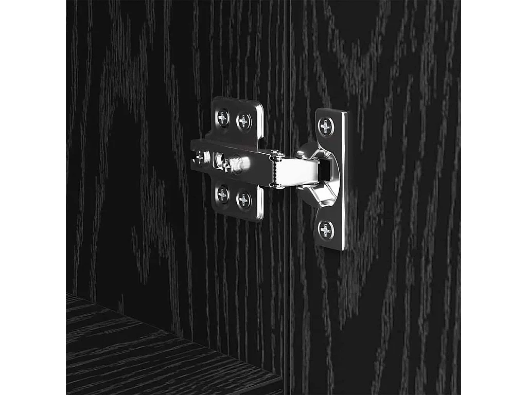 Buffet Chêne noir 30 x 30 x 70 cm Bois d'ingénierie